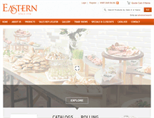 Tablet Screenshot of easterntabletop.com